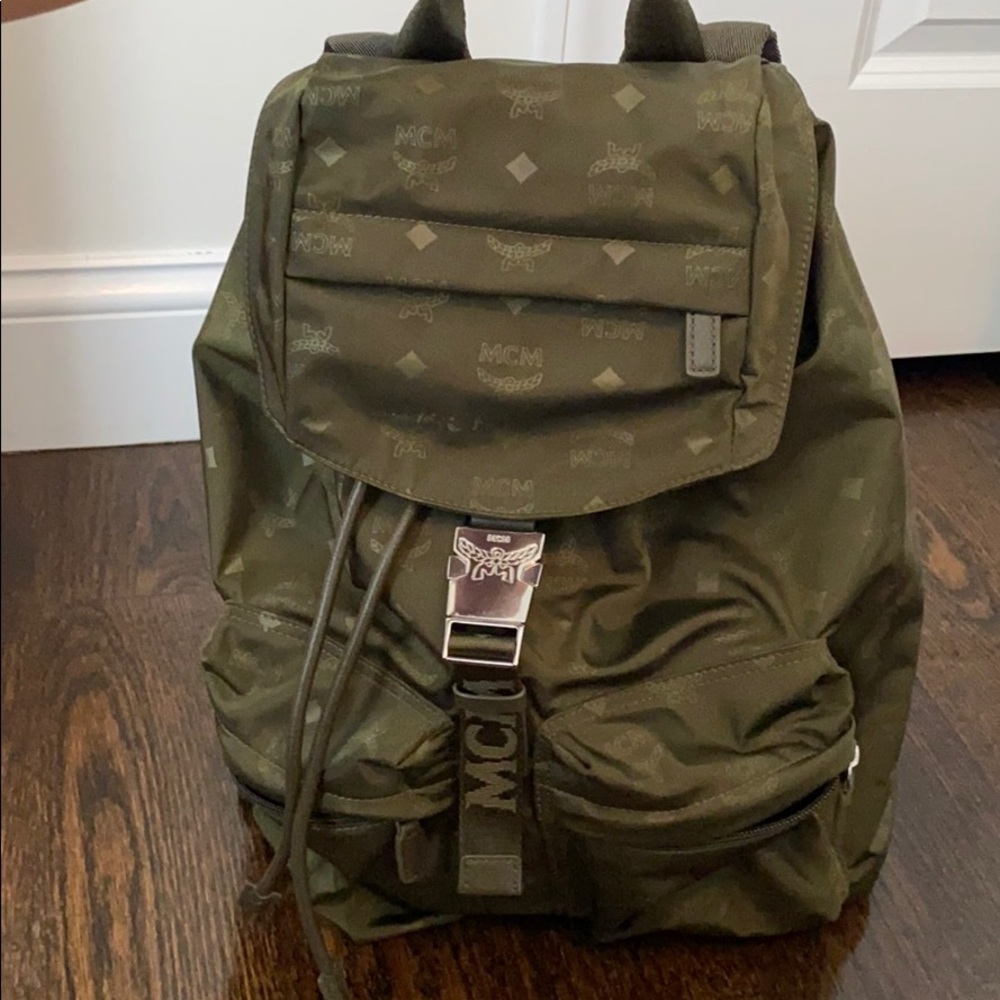 MCM Olive backpack